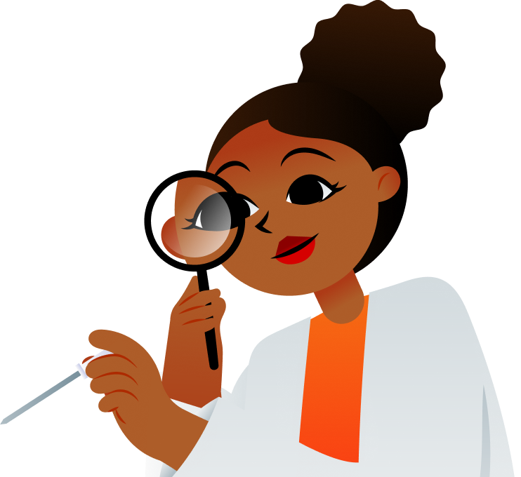 Scientist illustration