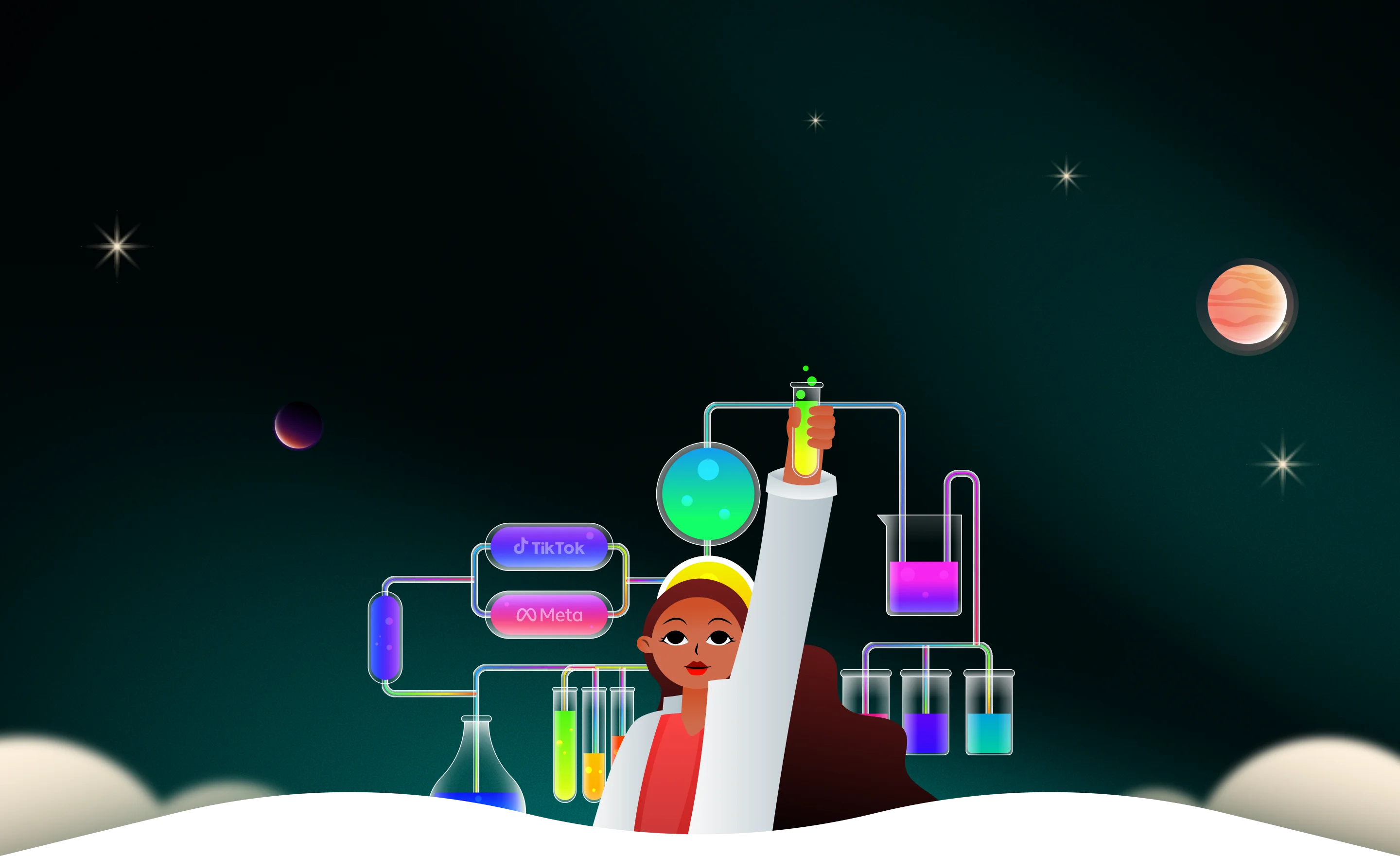 Hero Graphic Composition